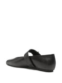 Emporio Armani Exclusive Leather Ballet Flats