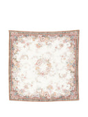 Zimmermann bedrucktes Seidenfoulard