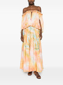 Zimmermann Luna Seiden-Maxikleid