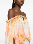 Zimmermann Luna Seiden-Maxikleid