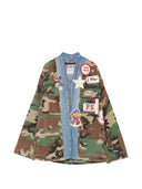 Veste kimono en coton Front Street