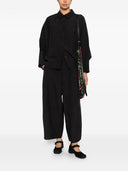 Pantaloni Soh in Misto Lino