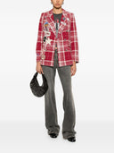 Front Street Checked Double Breasted Jacket