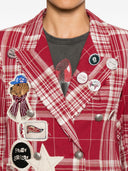 Front Street Checked Double Breasted Jacket