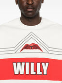 Adidas X Willy Chavarria bedruckter Rundhalspullover