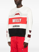 Adidas X Willy Chavarria bedruckter Rundhalspullover
