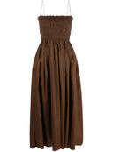 Midikleid aus Matteau-Baumwolle