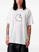Carhartt Wip Main Logo Cotton T Shirt