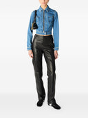 Marine Serre Denim-Baumwolljacke