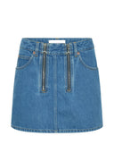 Marine Serre Denim-Minirock