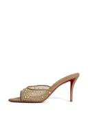 Christian Louboutin Miss Z Strass Embellished Mules