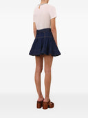 Minigonna cargo in denim Zimmermann