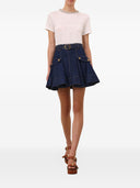 Minigonna cargo in denim Zimmermann