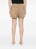 Ganni bedruckte Baumwollshorts