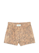 Ganni bedruckte Baumwollshorts