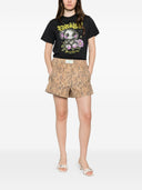 Ganni bedruckte Baumwollshorts