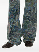 Ausgestellte Jeans mit Blumenmuster von Etro