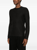 Pull à col rond en pré-laine Emporio Armani Capsule
