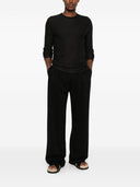 Pull à col rond en pré-laine Emporio Armani Capsule