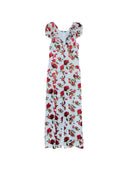 Alice + Olivia Tara Bedrucktes langes Kleid