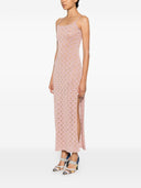 Marine Serre Moon Devore Langes Kleid