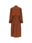 Saint Laurent Trenchcoat aus Baumwolle und Seide