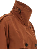 Saint Laurent Trenchcoat aus Baumwolle und Seide