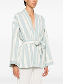 Giacca kimono a righe Forte Forte