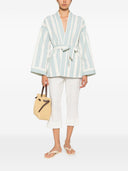 Giacca kimono a righe Forte Forte