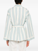 Giacca kimono a righe Forte Forte