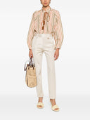 Chloè Hose mit Satin-Finish