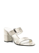 Exklusive Lederpantoletten von Emporio Armani