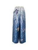 Bedruckte Seidenhose von Pierre Louis Mascia
