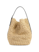Toteme Main Rafia Belted Tote Bag