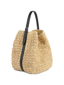 Toteme Main Rafia Belted Tote Bag