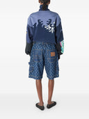Marine Serre Moon Denim-Bermudashorts