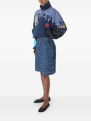 Marine Serre Moon Denim-Bermudashorts