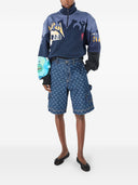 Marine Serre Moon Denim-Bermudashorts