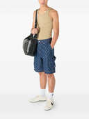 Marine Serre Moon Denim-Bermudashorts