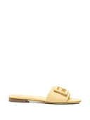 Fendi Baguette-Leder-Slides