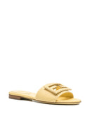 Fendi Baguette-Leder-Slides