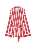 Gestreifte Kimono-Jacke von Forte Forte