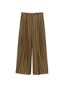 Gestreifte Seidenhose von Alberto Biani