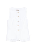 Semicouture Glenna Linen Vest