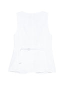 Semicouture Glenna Linen Vest