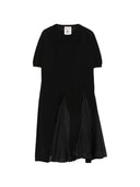 Semicouture Blondie Cotton And Silk Dress