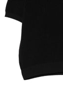 Dunst-Poloshirt aus Baumwolle und Leinen