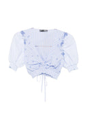 Top corto ricamato Ermanno Scervino