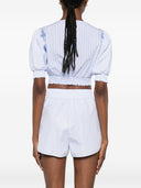 Top corto ricamato Ermanno Scervino