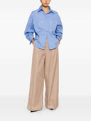 Pantalon taille haute en coton Balenciaga